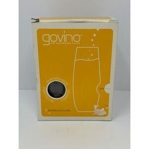 NEW! Govino Champagne Flutes - 8oz - Set Of 4 Shatterproof, Reusable, Recyclable